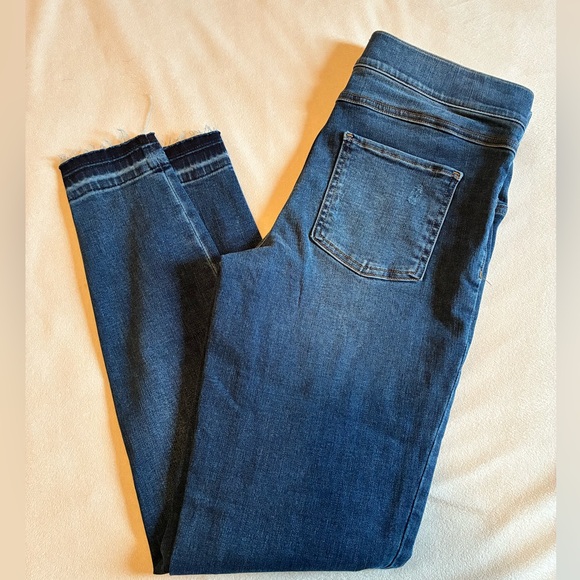 SPANX Dark Blue Ankle Jean Leggings - Picture 1 of 4